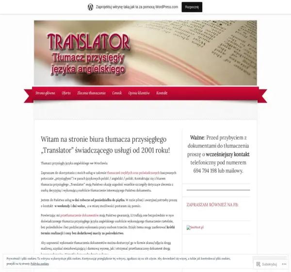 Forum i opinie o translatorwroclaw.pl