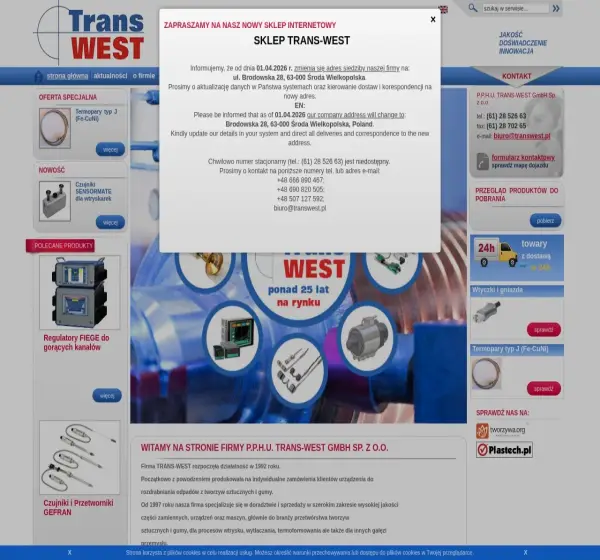 Forum i opinie o transwest.pl