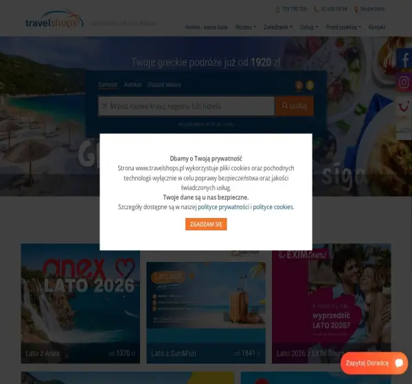 Forum i opinie o travelshops.pl