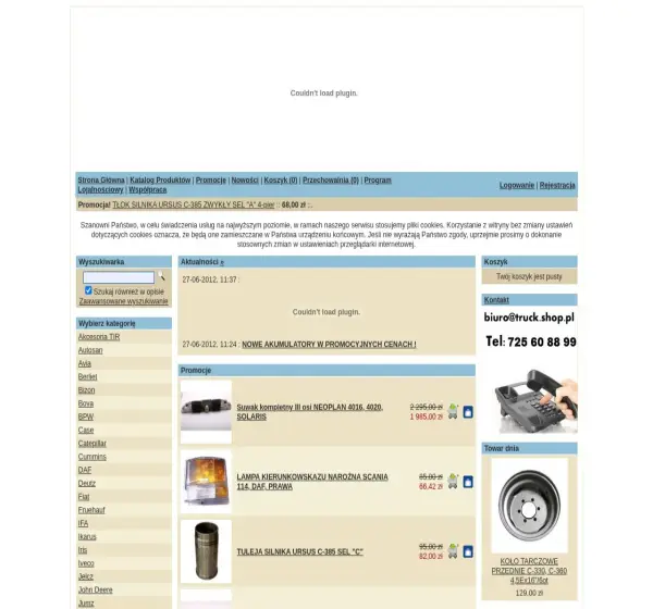 Forum i opinie o truck.shop.pl