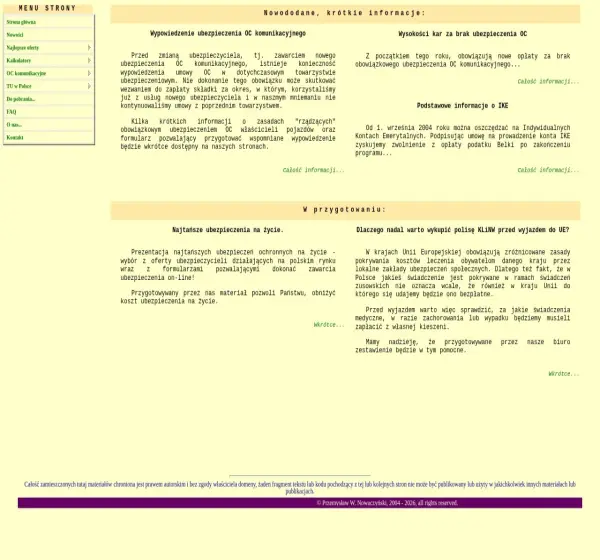 Forum i opinie o ubezpieczenia.com.pl