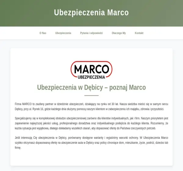 Forum i opinie o ubezpieczeniamarco.pl