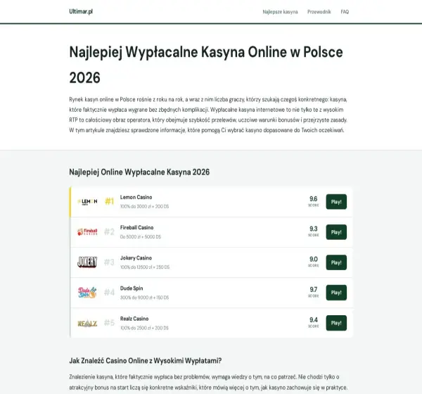 Forum i opinie o ultimar.pl
