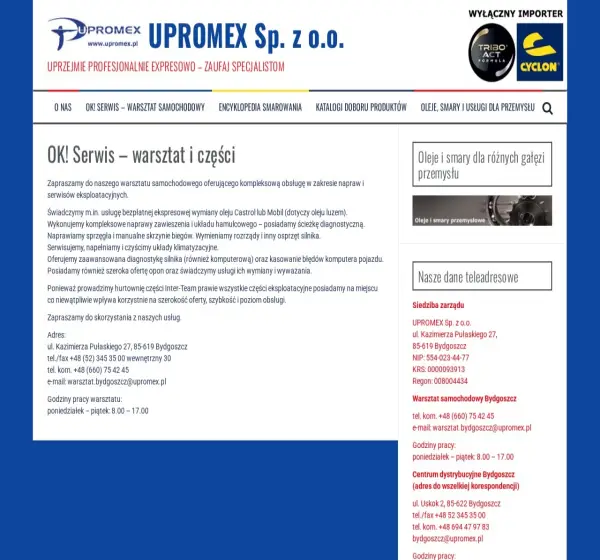 Forum i opinie o upromex.pl