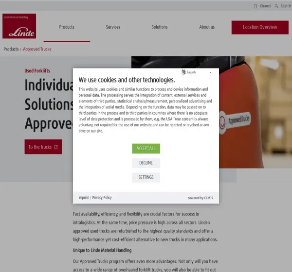 Forum i opinie o usedtrucks.linde-mh.com