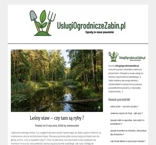 Forum i opinie o uslugiogrodniczezabin.pl