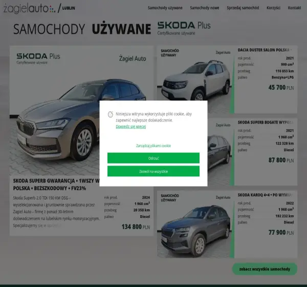 Forum i opinie o uzywane.zagiel.pl