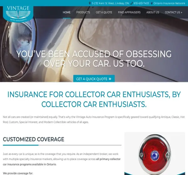 Forum i opinie o vintageautoinsurance.ca