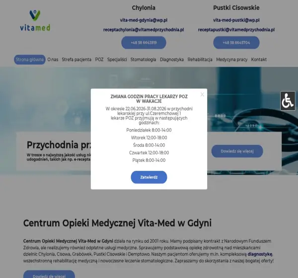 Forum i opinie o vitamedprzychodnia.pl