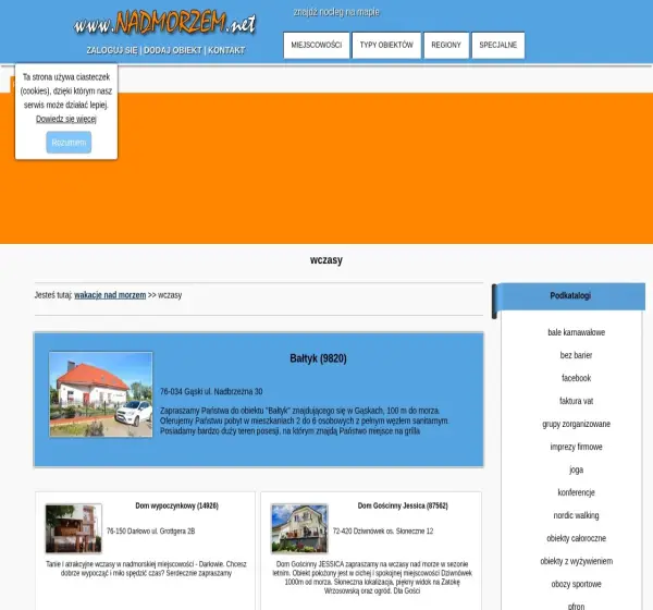 Forum i opinie o wczasy.nadmorzem.net