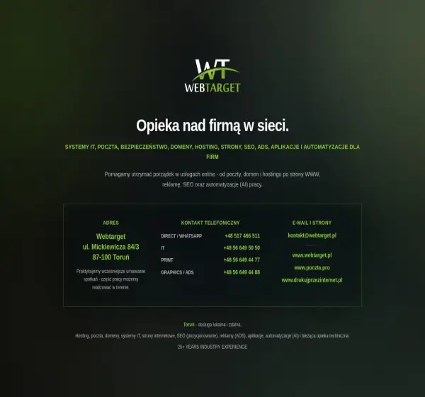 Forum i opinie o webtarget.pl