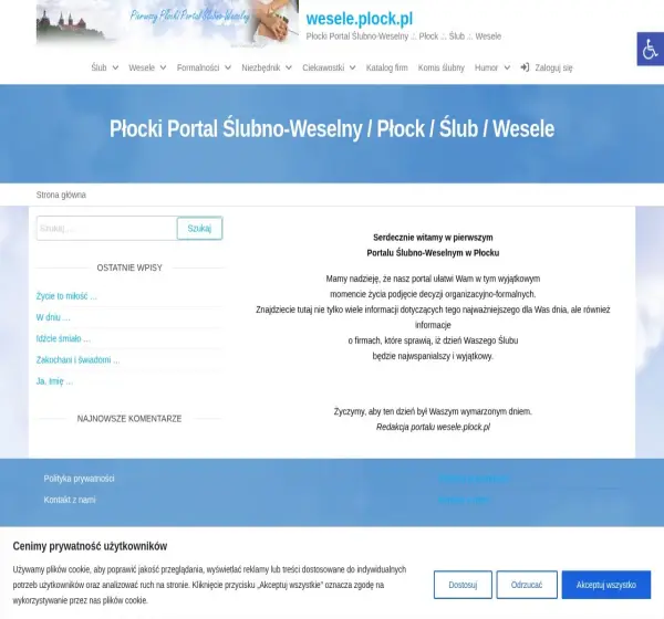 Forum i opinie o wesele.plock.pl