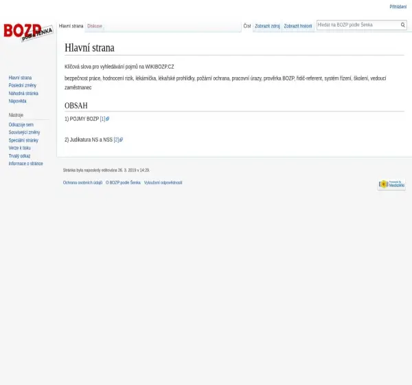 Forum i opinie o wikibozp.cz
