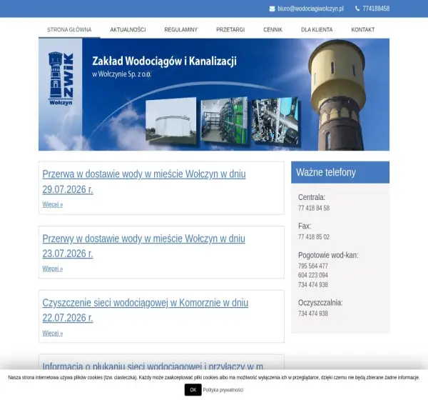 Forum i opinie o wodociagiwolczyn.pl