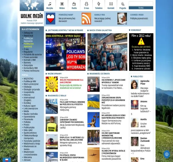 Forum i opinie o wolnemedia.net