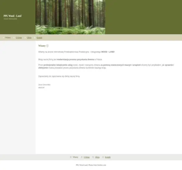 Forum i opinie o wood-land.pl