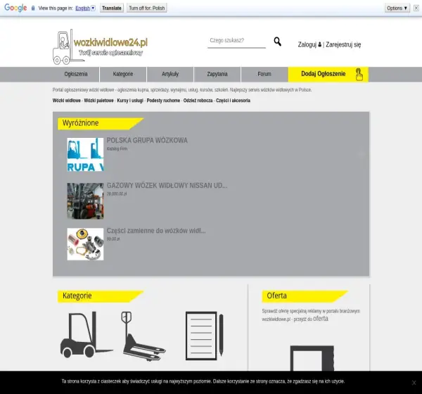 Forum i opinie o wozkiwidlowe24.pl