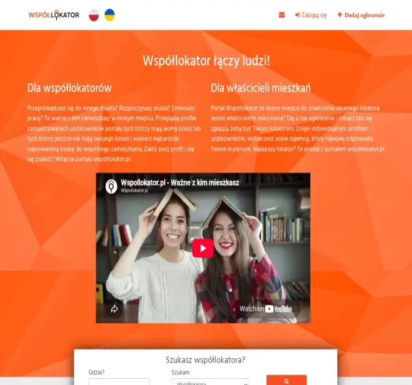 Forum i opinie o wspollokator.pl