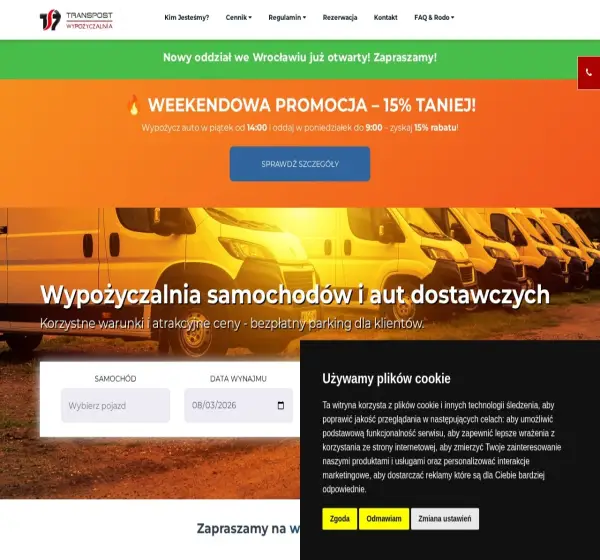 Forum i opinie o wypozyczalnia.transpost.com.pl