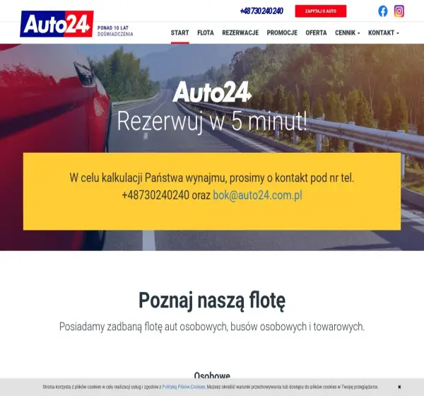 Forum i opinie o wypozyczalniaauto24.pl