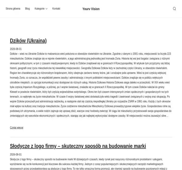 Forum i opinie o yourvision.com.pl