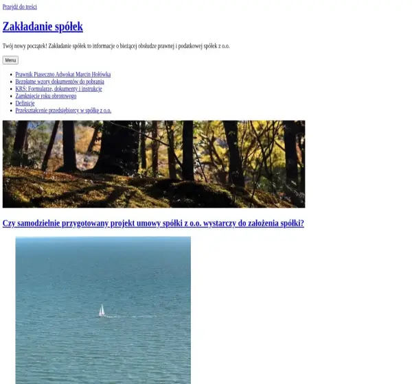 Forum i opinie o zakladanie-spolek.com.pl