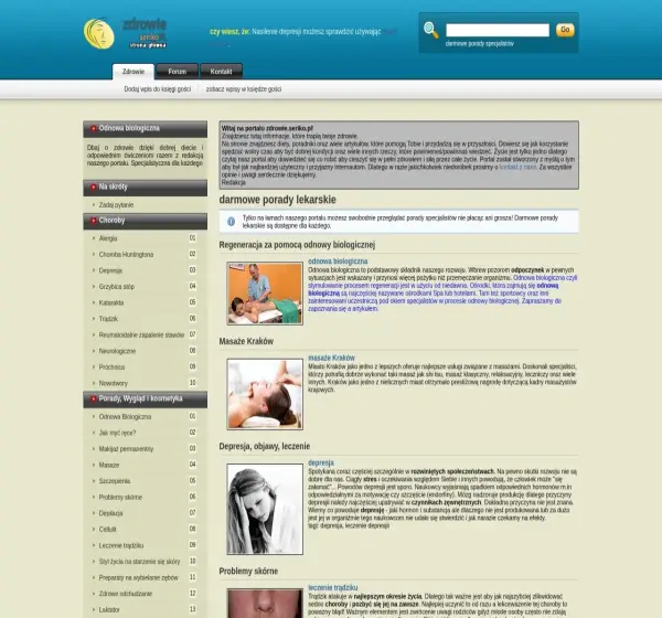 Forum i opinie o zdrowie.seriko.pl