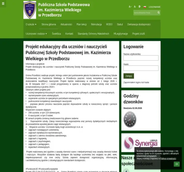 Forum i opinie o zsgprzedborz.edupage.org