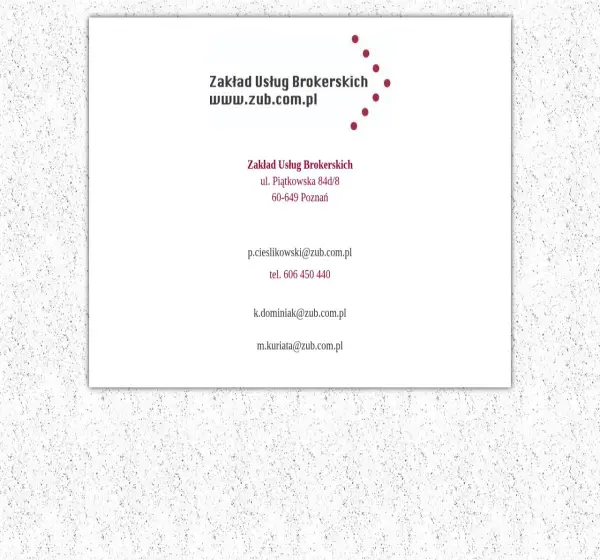 Forum i opinie o zub.com.pl