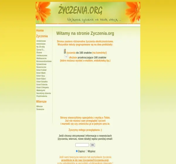 Forum i opinie o zyczenia.org