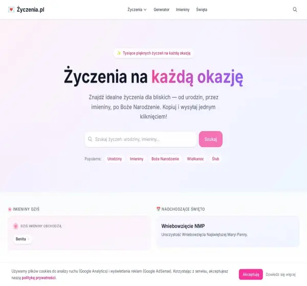 Forum i opinie o zyczenia.pl