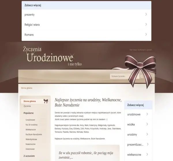 Forum i opinie o zyczenianaurodziny.com.pl